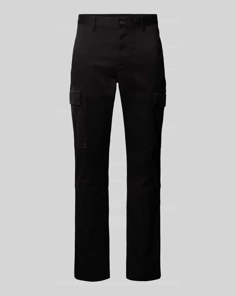 Michael Kors Tapered Fit Chino mit Cargotaschen Black