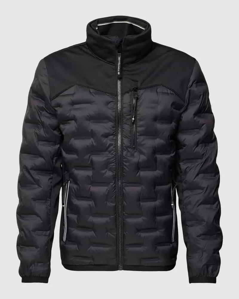 Tom Tailor Steppjacke mit Reißverschlusstaschen Black