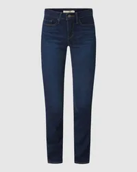 Levi's Shaping Slim Fit Jeans mit Stretch-Anteil Modell '312 Dunkelblau