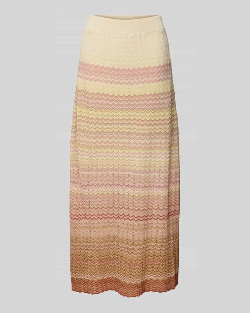 Mos Mosh Strickrock mit Strukturmuster Modell 'Hopi Rosa