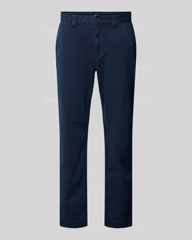 Tommy Hilfiger Regular Fit Chino mit Label-Detail Modell 'DAD Marine