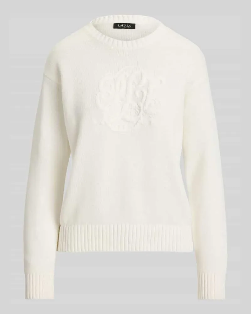 Ralph Lauren Sweatshirt mit Logo Stitching Weiss