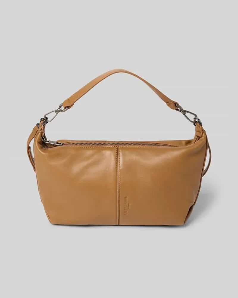 Liebeskind Shoulder Bag mit Logo-Prägung Modell 'Paris Cognac