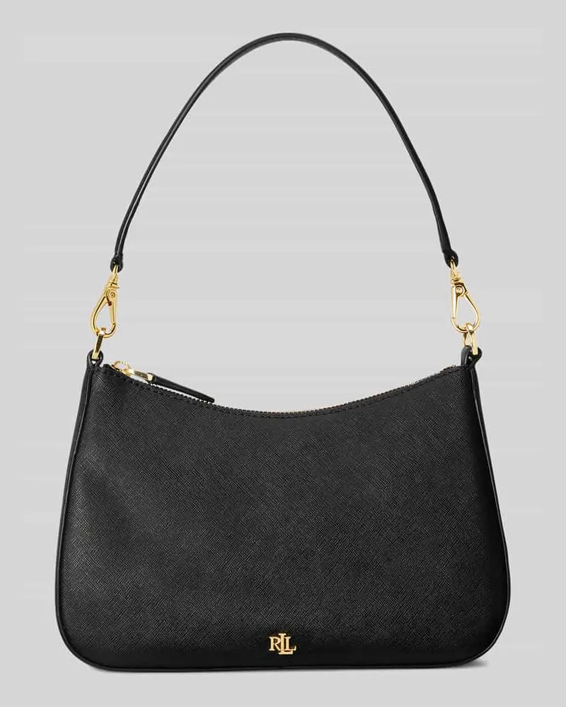 Ralph Lauren Umhängetasche aus echtem Leder Black