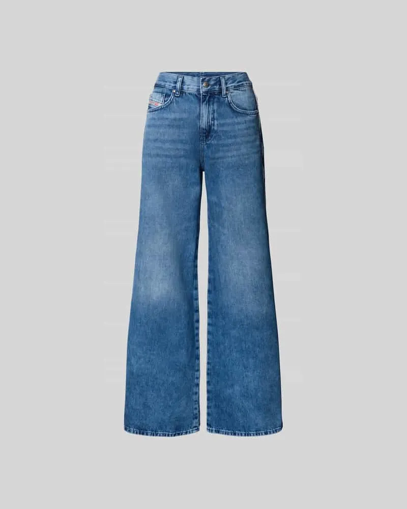 Diesel Wide Fit Jeans mit 5-Pocket-Design Jeansblau