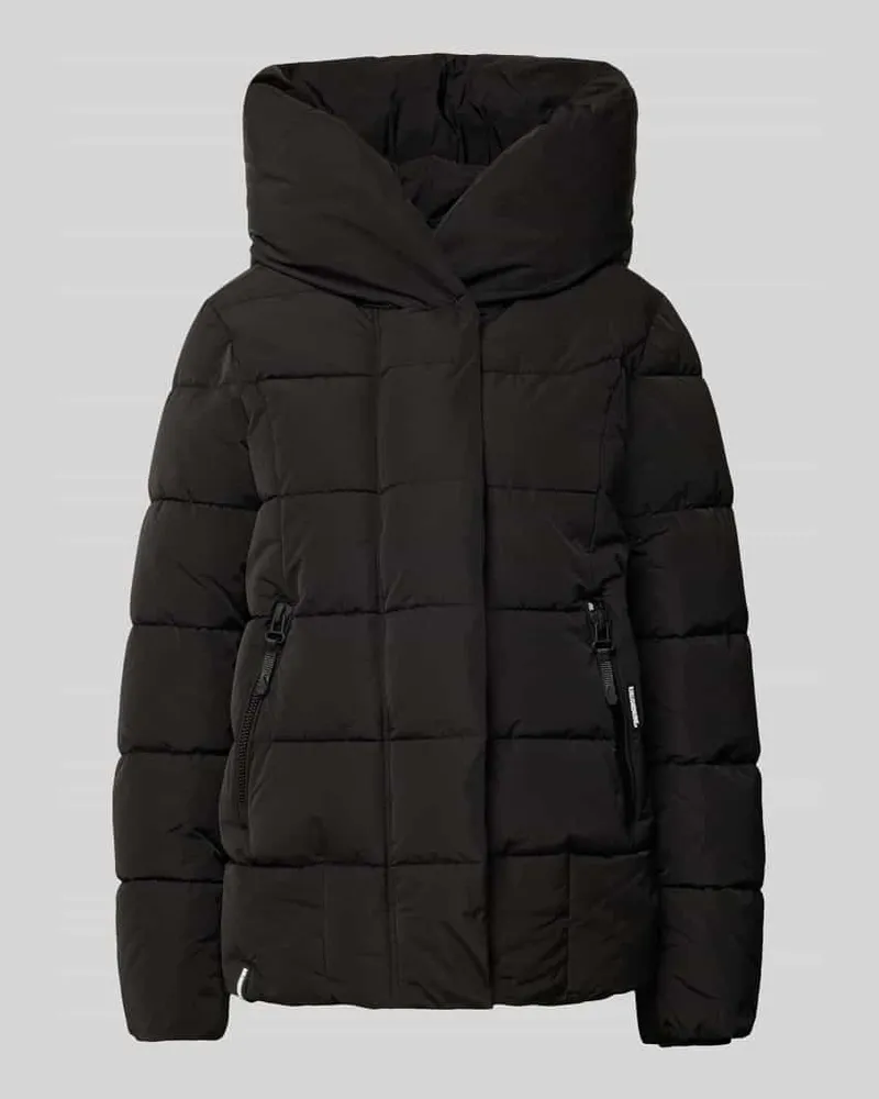 khujo Steppjacke mit Kapuze Modell 'CAMEA Black