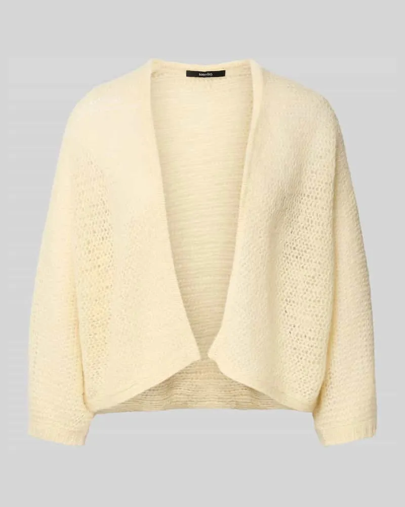 someday. Relaxed Fit Cardigan mit Baby-Alpaka-Anteil Modell 'Tulea Hellgelb