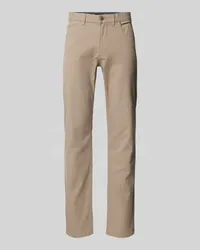 Christian Berg Regular Fit Chino im 5-Pocket-Design Hellbraun