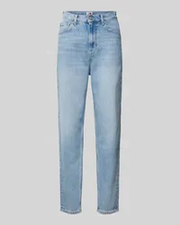 Tommy Hilfiger Ultra High Tapered Mom Fit Jeans im 5-Pocket-Design Hellblau