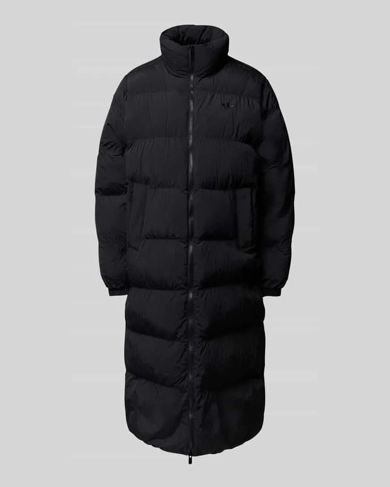adidas Steppmantel mit Stehkragen Black
