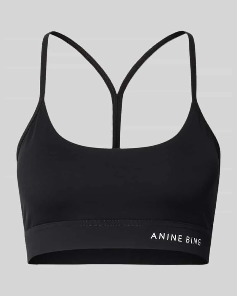 Anine Bing Bustier mit Stretch-Anteil Black