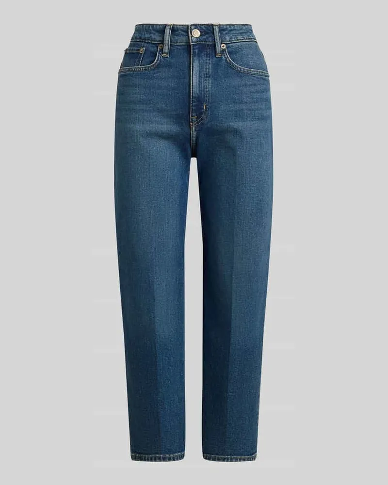 Ralph Lauren Straight Fit Jeans mit Bügelfalte Jeansblau