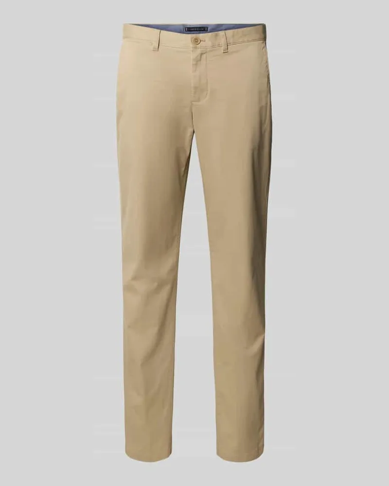 Tommy Hilfiger Regular Fit Chino aus Baumwoll-Mix Modell 'DENTON Beige