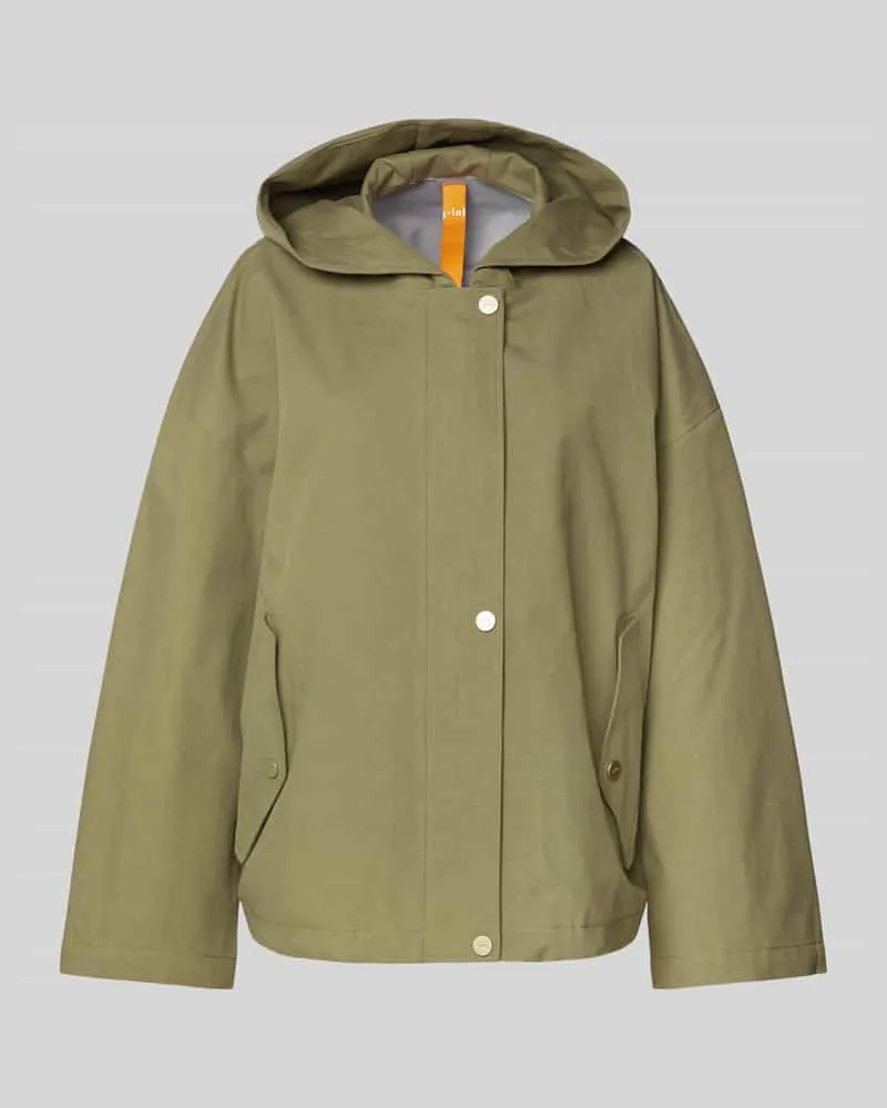 G-Lab Jacke aus Lyocell-Mix mit Leinen-Anteil Modell 'ELLE Oliv