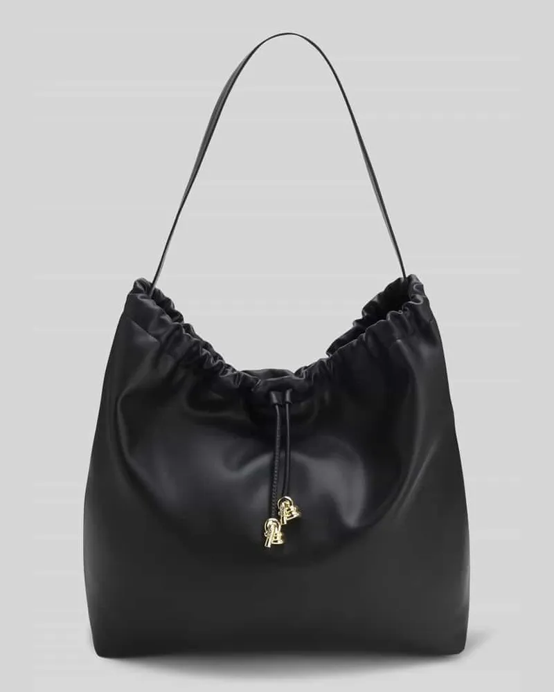 HUGO BOSS Handtasche in Lederoptik Modell 'MILLIE Black