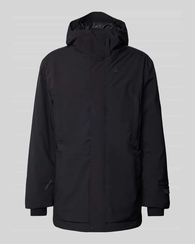 Schöffel Jacke mit Kapuze Black