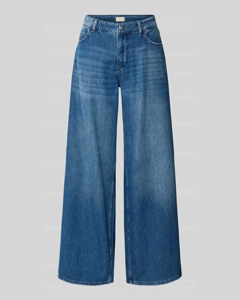 Milano Italy Jeans mit 5-Pocket-Design Jeansblau