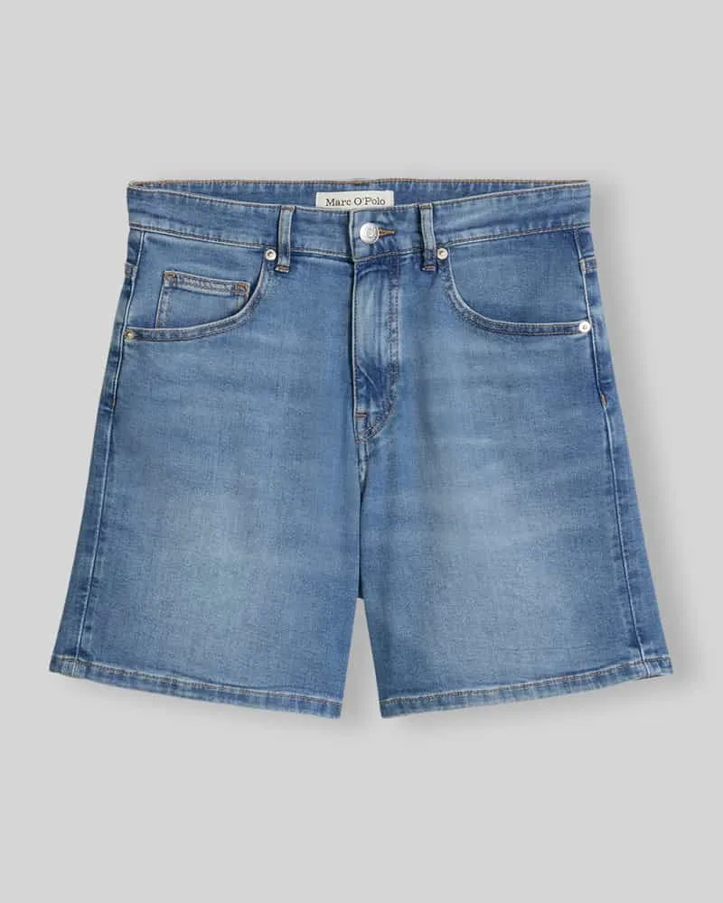 Marc O'Polo Regular Fit Bermuda aus Baumwoll-Mix Ocean