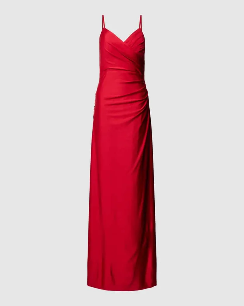 TROYDEN Abendkleid mit Taillenpasse Rot