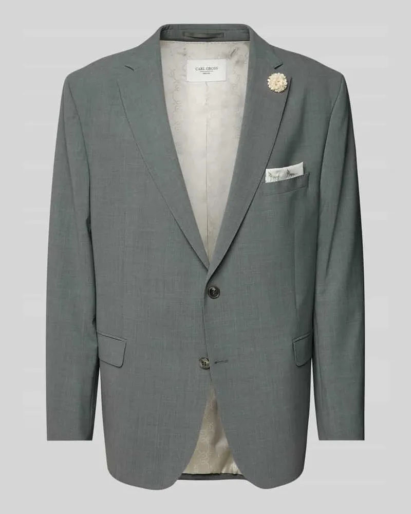 Carl Gross Slim Fit 2-Knopf-Sakko Modell 'Shelby Gruen
