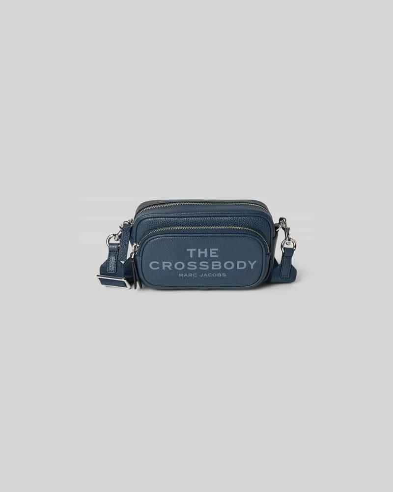 Marc Jacobs Crossbody Bag aus echtem Rindsleder Blau