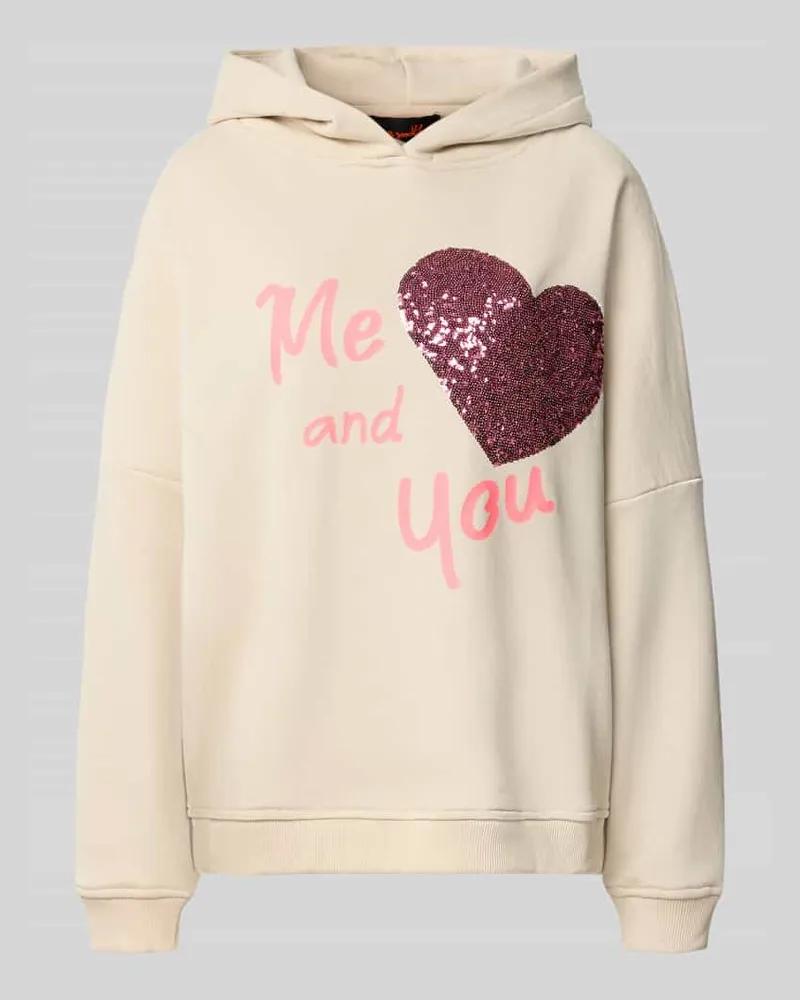 Miss Goodlife Hoodie aus reiner Baumwolle Hellgelb