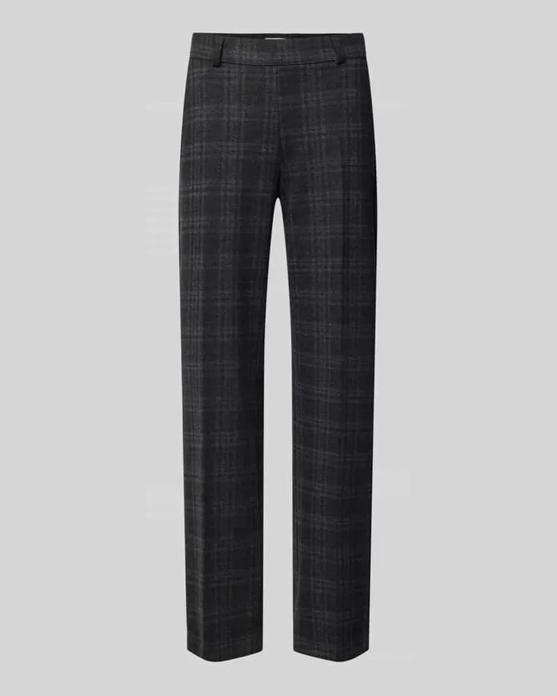 Brax Super Slim Fit Weite Hose mit Baumwoll-Viskose-Anteil Modell 'LILLYTH Anthrazit