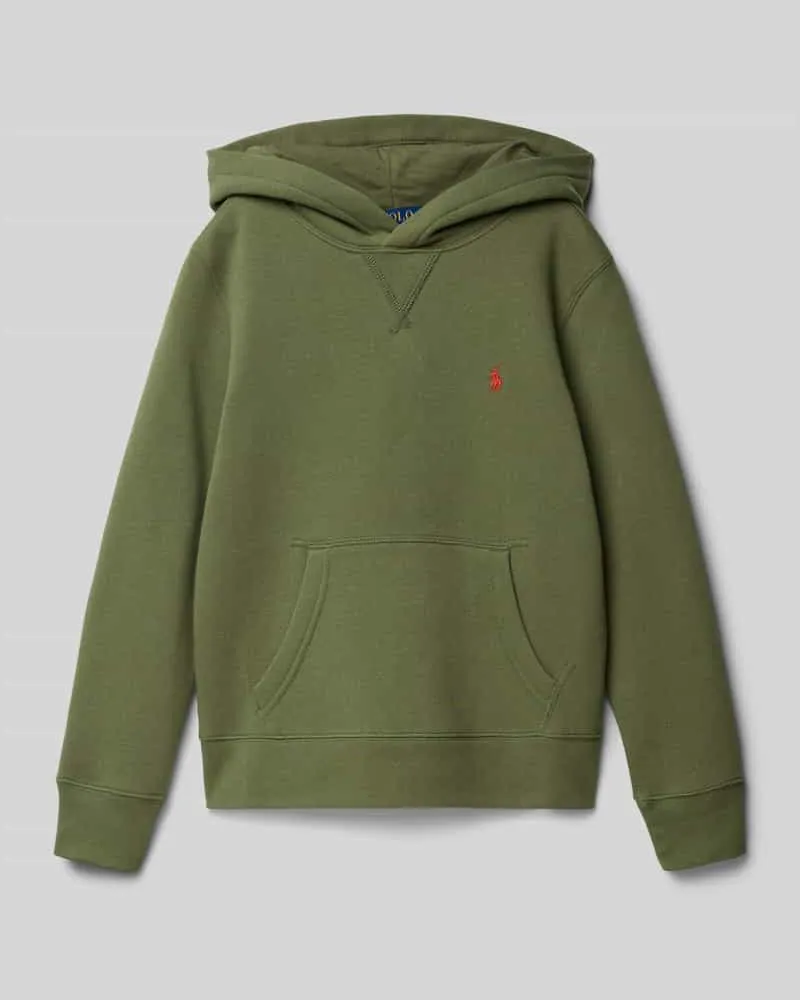 Ralph Lauren Hoodie mit Logo-Stitching Gruen