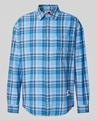 Tommy Hilfiger Regular Fit Freizeithemd mit Kentkragen Blau