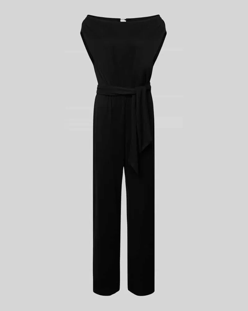 Guess Jumpsuit mit Bindegürtel Modell 'RUMI Black
