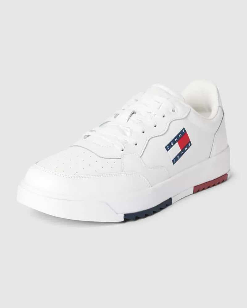 Tommy Hilfiger Sneaker mit Label-Detail Weiss