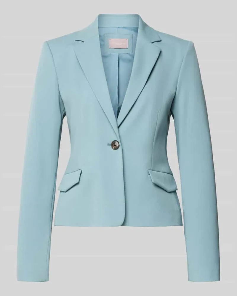 Christian Berg Regular Fit Blazer mit Viskose-Anteil Rauchblau
