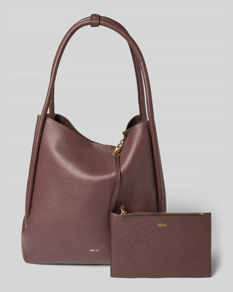 Abro Handtasche aus echtem Leder Modell 'WILLOW Bordeaux