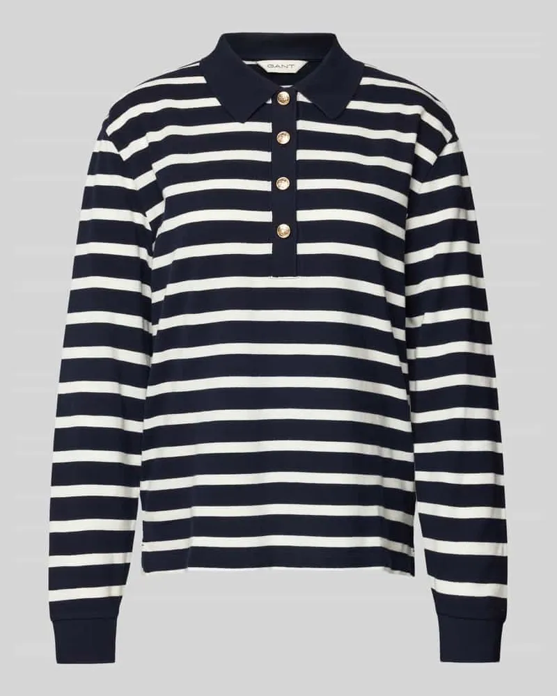Gant Longsleeve mit Seitenschlitzen Marine