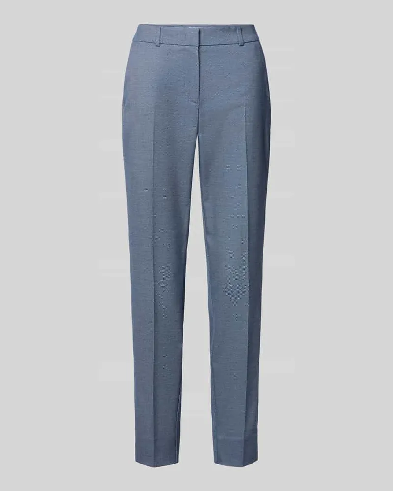 COMMA Hose mit Bügelfalten und Gesäßtasche Marine