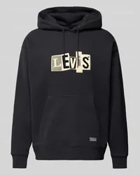 Levi's Hoodie mit Label-Patch Modell 'SKATE Black