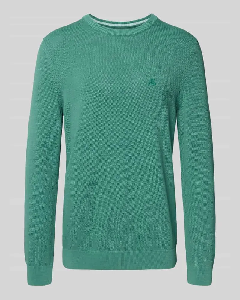Marc O'Polo Regular Fit Strickpullover aus reiner Baumwolle Mint