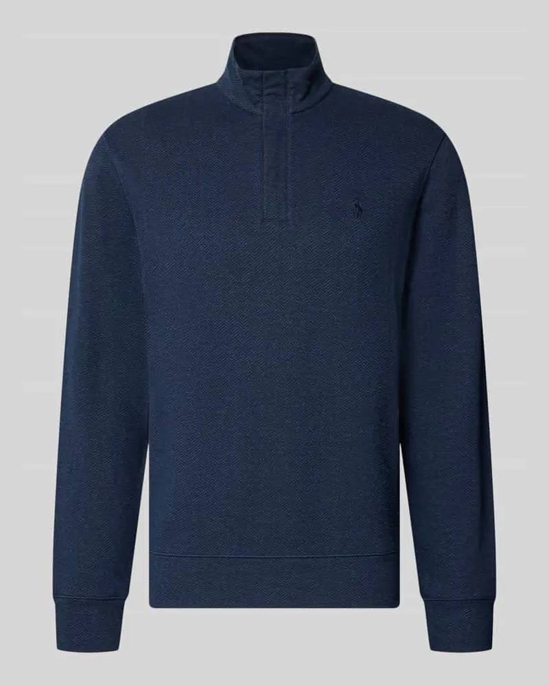 Ralph Lauren Regular Fit Troyer aus Baumwoll-Mix Marine