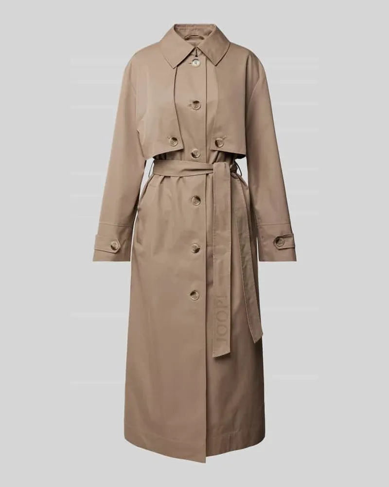 JOOP! Trenchcoat mit Bindegürtel Modell 'Charleen Mud