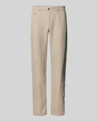 Brax Leinenhose mit Gesäßtaschen Beige