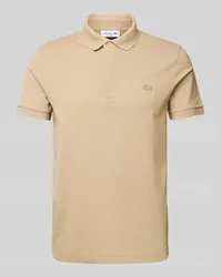 Lacoste Regular Fit Poloshirt mit Label-Badge Modell 'CORE Beige