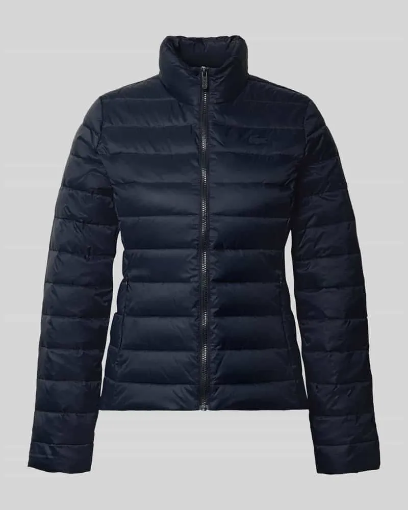 Lacoste Slim Fit Steppjacke mit Logo-Detail Marine