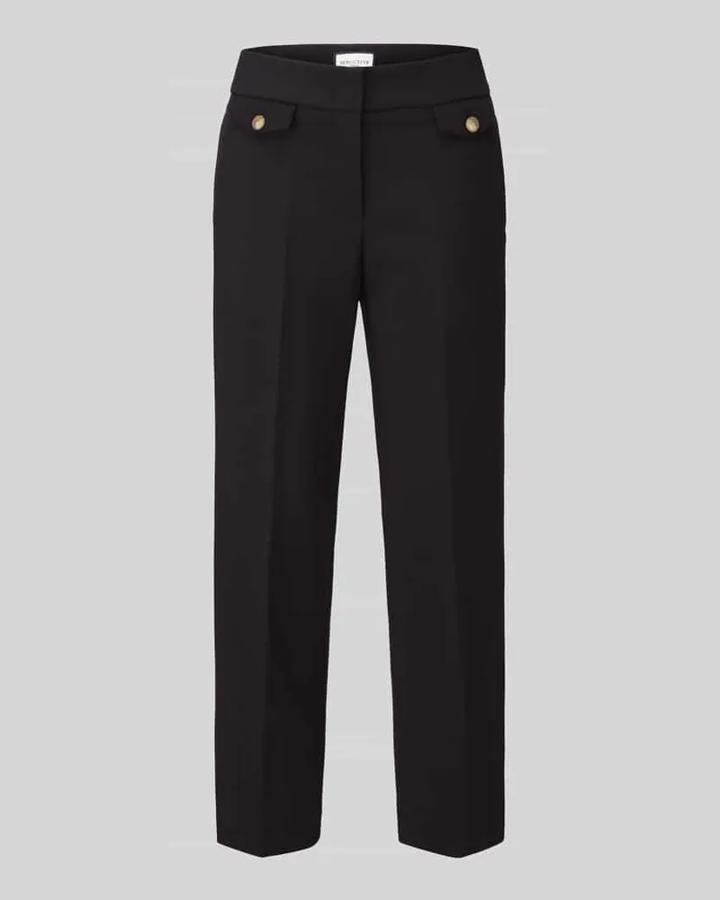 SEDUCTIVE  Regular Fit Weite Hose mit Viskose-Anteil Modell 'ALARA Dunkelbraun