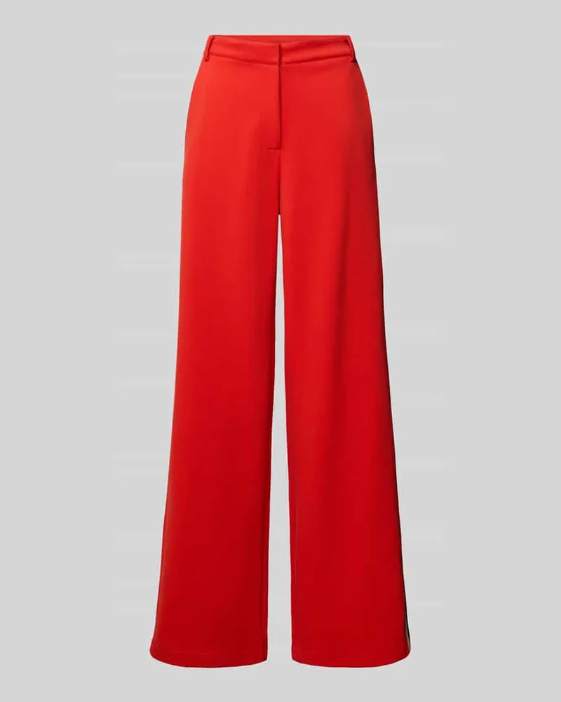 Lanius Hose aus Baumwoll-Mix mit Eingrifftaschen Rot