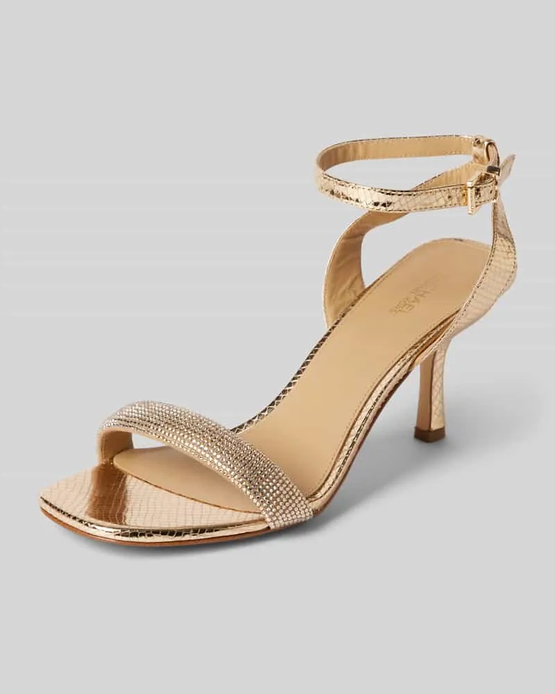 Michael Kors Sandalen mit Dornschließe Modell 'CARRIE Gold