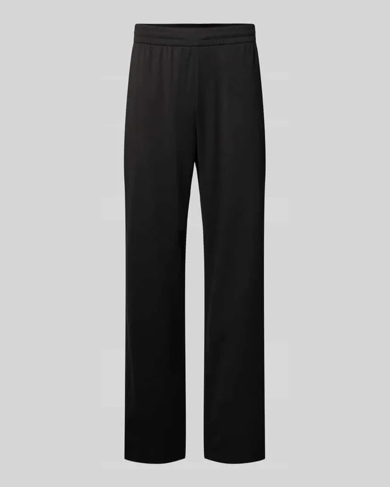 Emporio Armani Sweatpants mit elastischem Bund Black