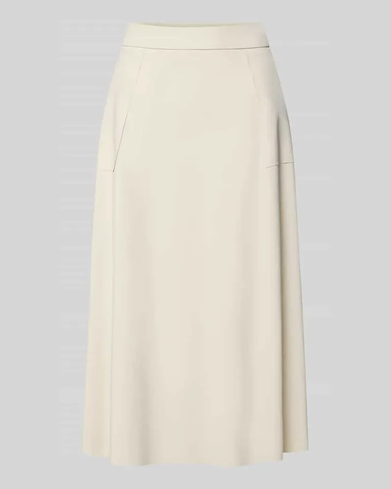 RAFFAELLO ROSSI  Midirock mit elastischem Bund Modell 'FENJA Beige