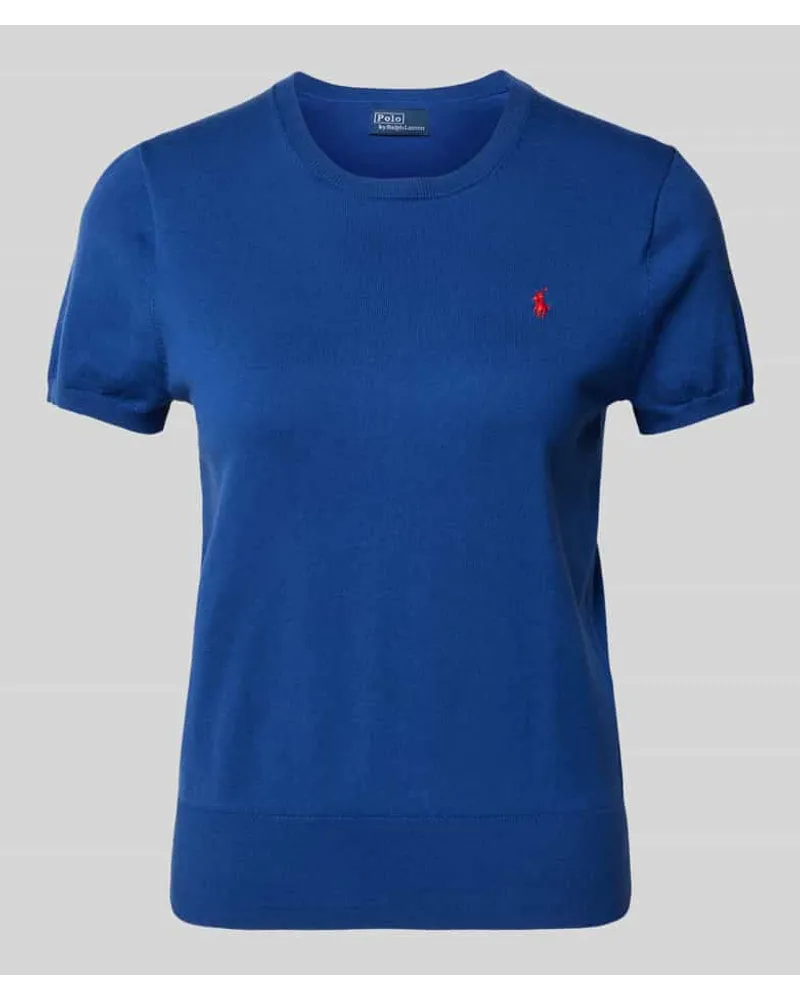 Ralph Lauren Strickshirt mit Logo-Stitching Ocean