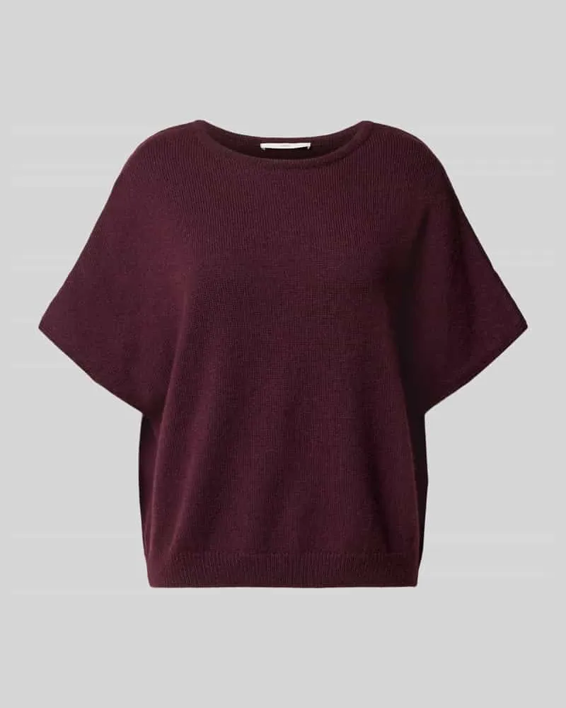 Lanius Pullunder aus Schurwoll-Mix Bordeaux