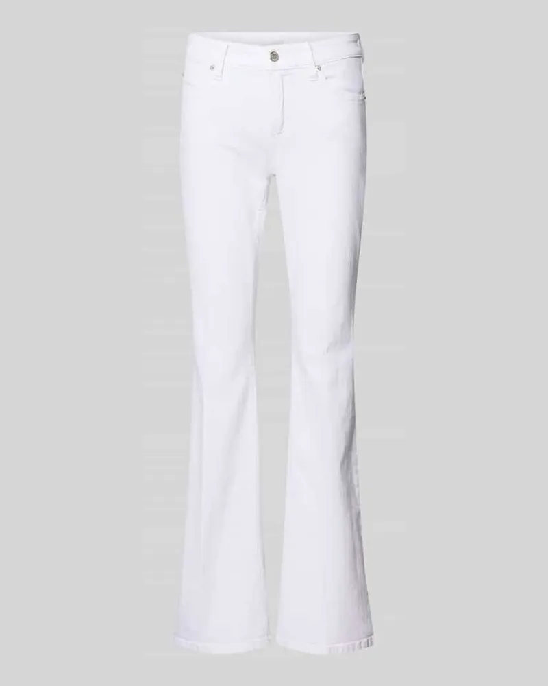 Cambio Flared Jeans im 5-Pocket-Design Modell 'PARIS Weiss